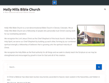 Tablet Screenshot of hollyhillsbiblechurch.org
